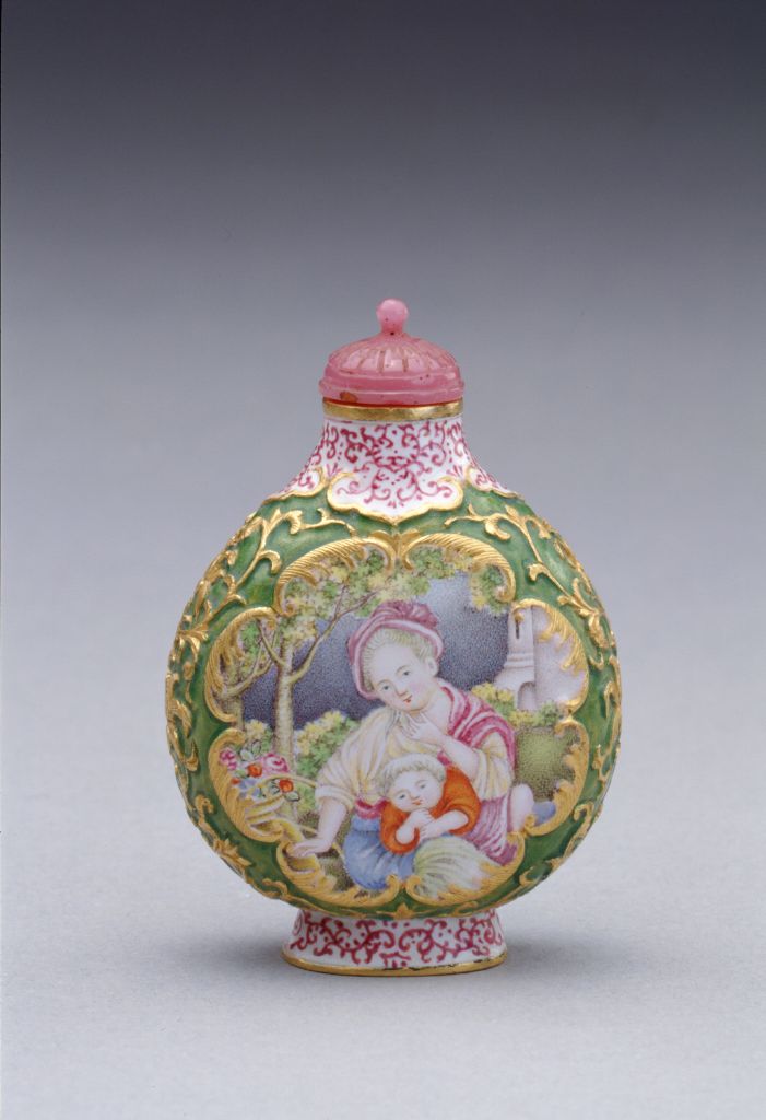 图片[1]-Paint enamel light snuff bottle-China Archive